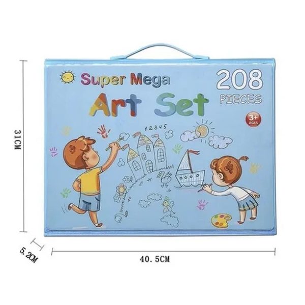 Super Mega Art Set - 208 Piezas 🎨✨