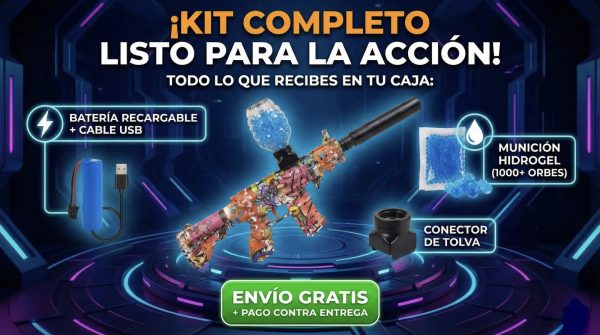 PISTOLA DE HIDROGEL M416