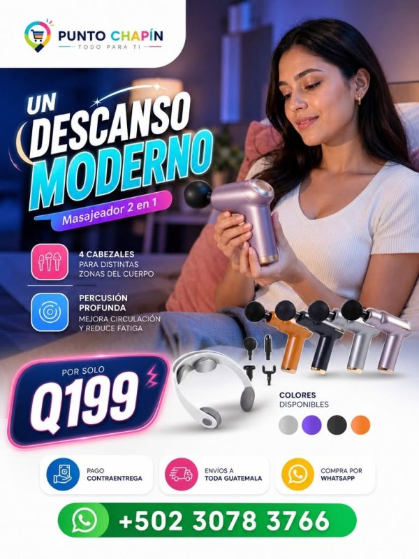 Masajeador 2 en 1