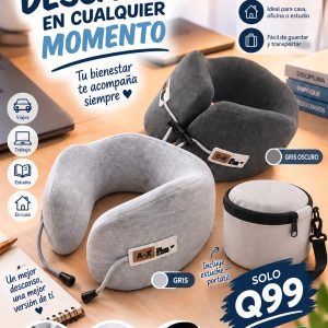 Almohada de Viaje Enrollable y Plegable ✈️